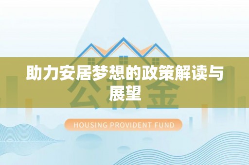 大城助力安居梦想的政策解读与展望
