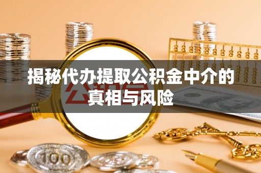 大城揭秘代办提取公积金中介的真相与风险