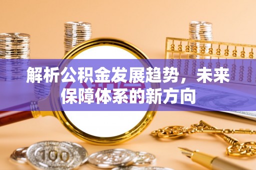 大城解析公积金发展趋势，未来保障体系的新方向