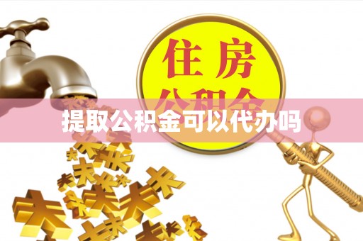 大城提取公积金可以代办吗