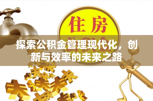 大城探索公积金管理现代化，创新与效率的未来之路