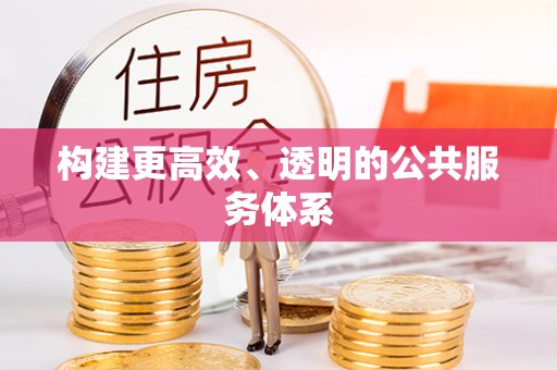 大城构建更高效、透明的公共服务体系