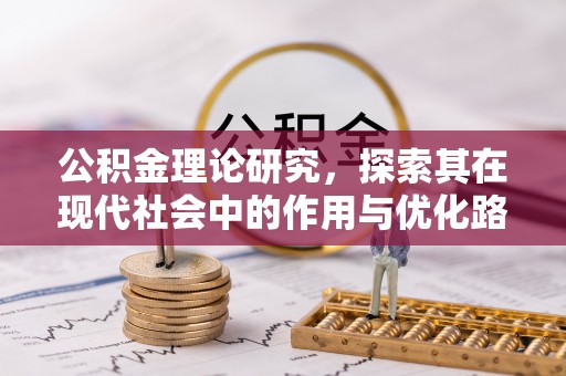 大城公积金理论研究，探索其在现代社会中的作用与优化路径