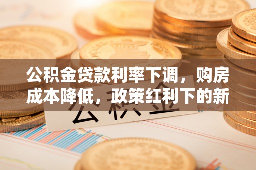 大城公积金贷款利率下调，购房成本降低，政策红利下的新机遇