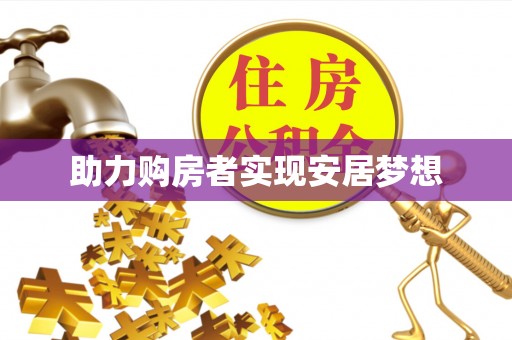 大城助力购房者实现安居梦想