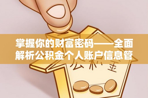 大城掌握你的财富密码——全面解析公积金个人账户信息管理与优化