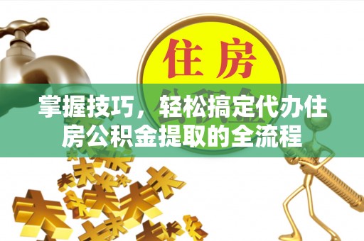 大城掌握技巧，轻松搞定代办住房公积金提取的全流程