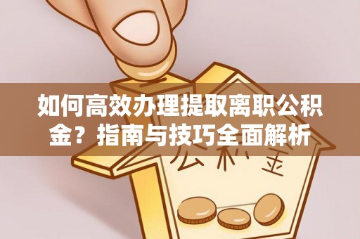 大城如何高效办理提取离职公积金？指南与技巧全面解析