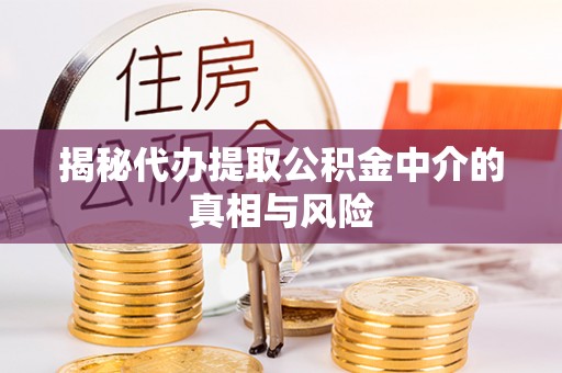 大城揭秘代办提取公积金中介的真相与风险