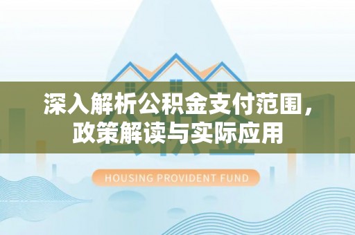 大城深入解析公积金支付范围，政策解读与实际应用