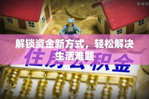 大城解锁资金新方式，轻松解决生活难题