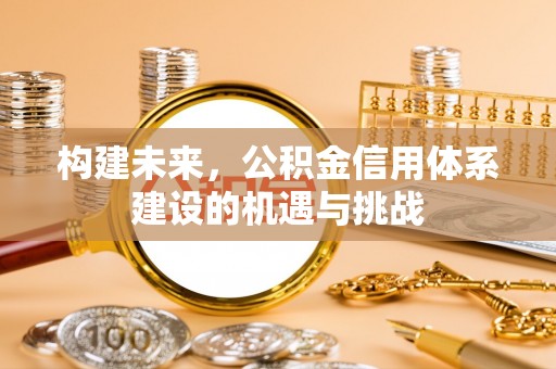 大城构建未来，公积金信用体系建设的机遇与挑战