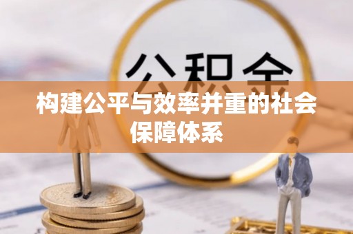 大城构建公平与效率并重的社会保障体系