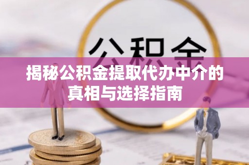 大城揭秘公积金提取代办中介的真相与选择指南