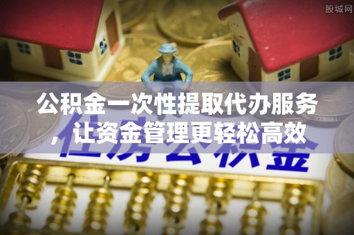 大城公积金一次性提取代办服务，让资金管理更轻松高效