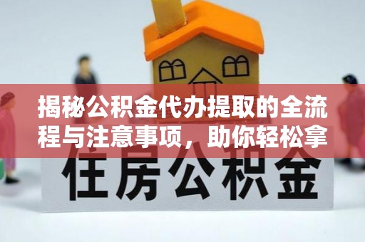 大城揭秘公积金代办提取的全流程与注意事项，助你轻松拿回属于自己的钱
