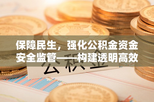 大城保障民生，强化公积金资金安全监管——构建透明高效的管理体系