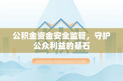 大城公积金资金安全监管，守护公众利益的基石