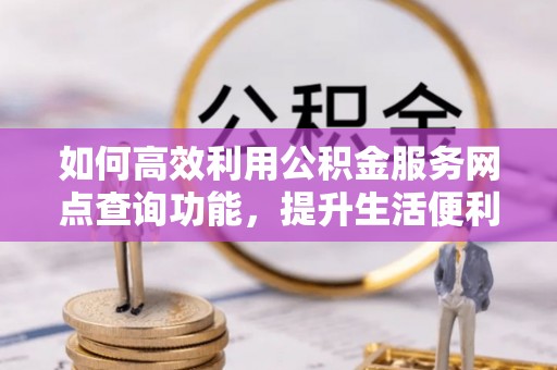 大城如何高效利用公积金服务网点查询功能，提升生活便利性