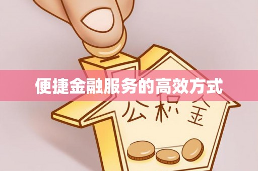 大城便捷金融服务的高效方式