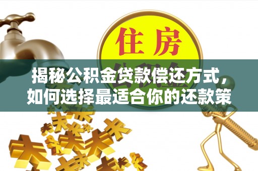 大城揭秘公积金贷款偿还方式，如何选择最适合你的还款策略