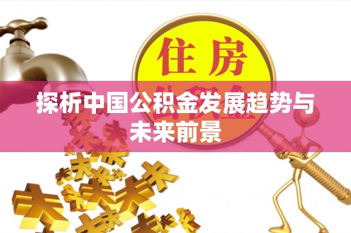 大城探析中国公积金发展趋势与未来前景