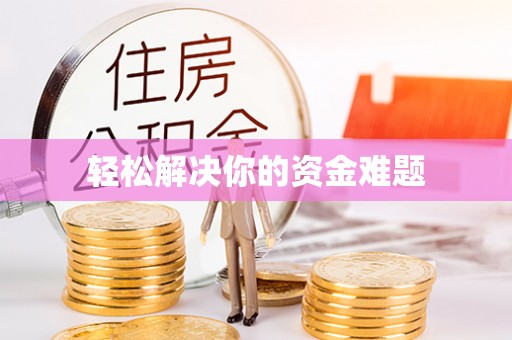 大城轻松解决你的资金难题