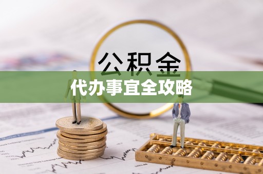 大城代办事宜全攻略