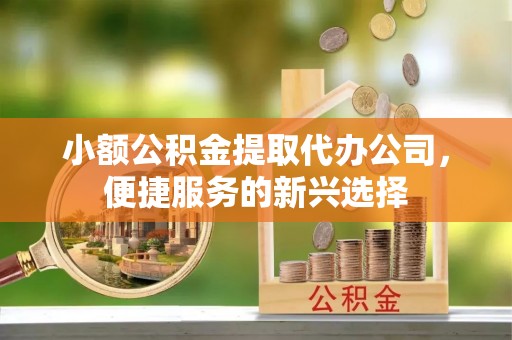 大城小额公积金提取代办公司，便捷服务的新兴选择