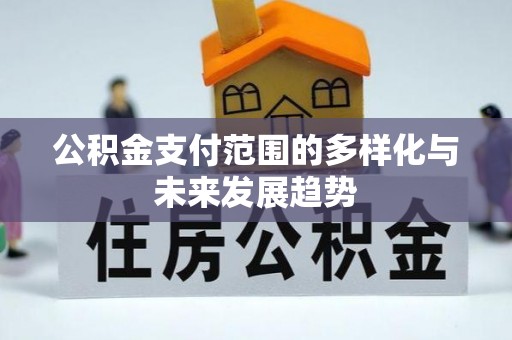 大城公积金支付范围的多样化与未来发展趋势