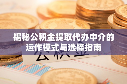 大城揭秘公积金提取代办中介的运作模式与选择指南