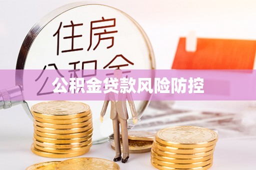 大城公积金贷款风险防控