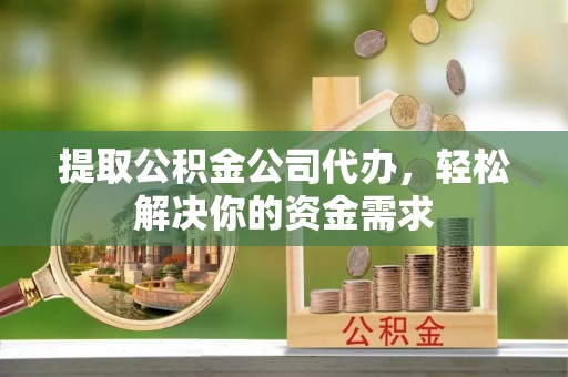 大城提取公积金公司代办，轻松解决你的资金需求
