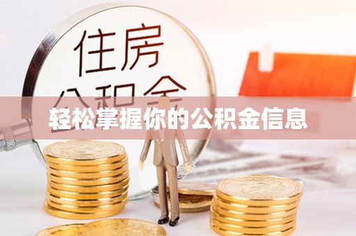大城轻松掌握你的公积金信息
